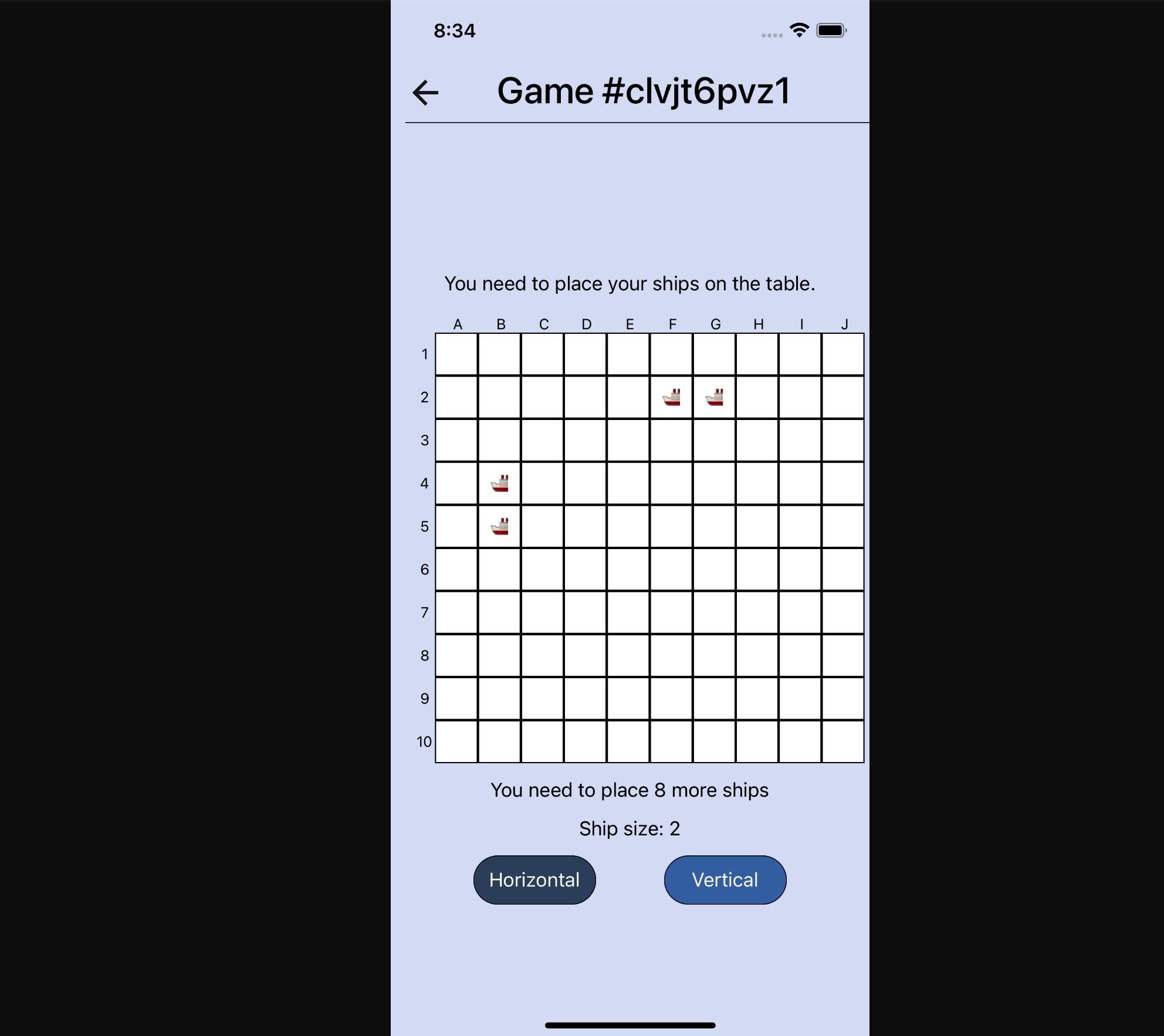 Battleships Mobile Game