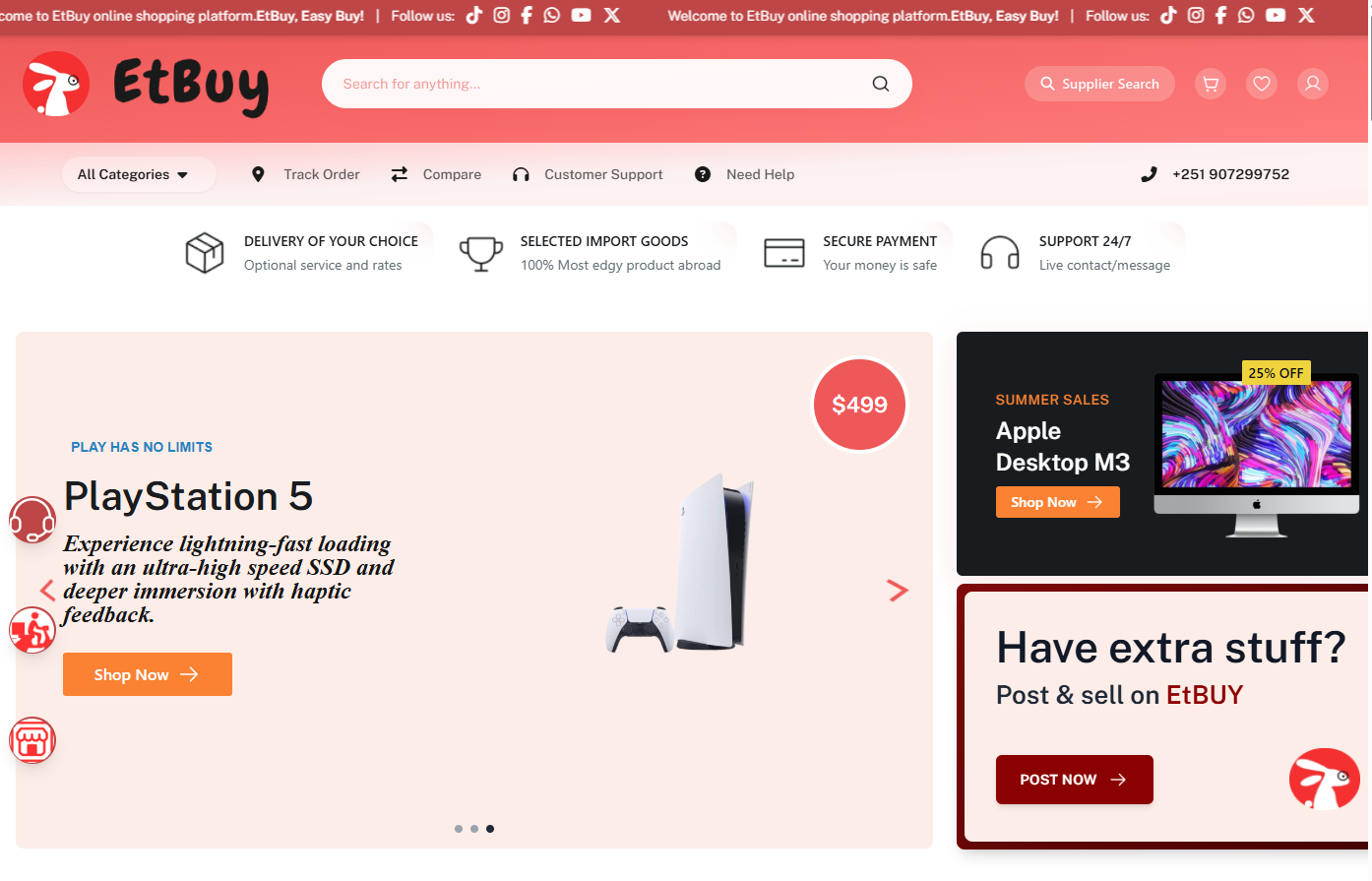 EtBuy — Scalable E-Commerce Platform for Multi-Vendor Marketplaces